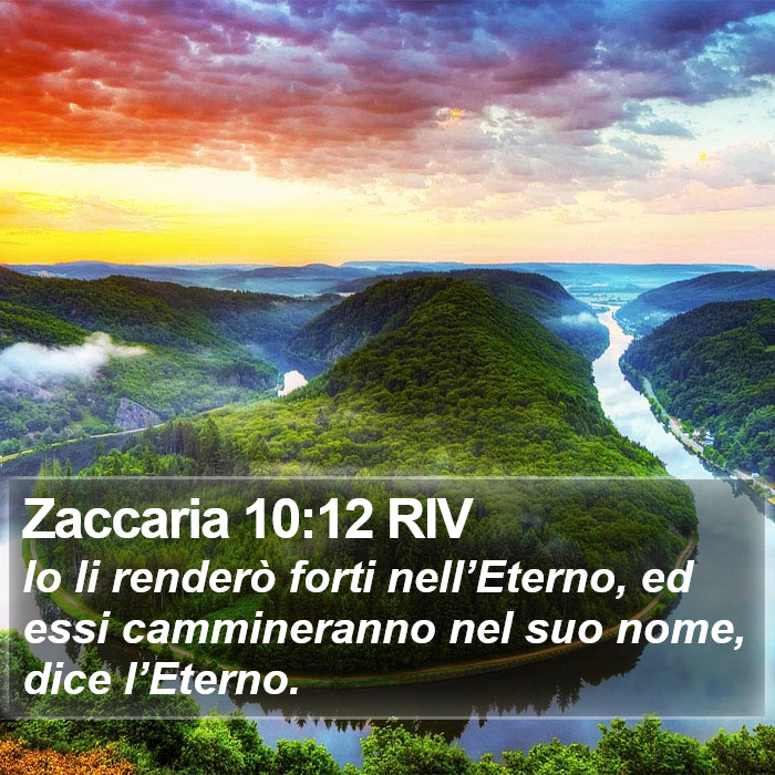 Zaccaria 10:12 RIV Bible Study