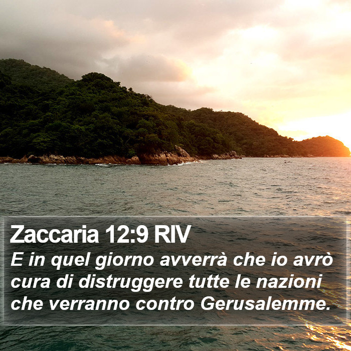 Zaccaria 12:9 RIV Bible Study