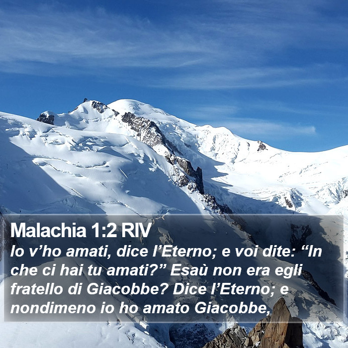 Malachia 1:2 RIV Bible Study