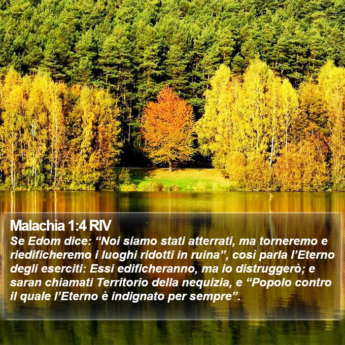 Malachia 1:4 RIV Bible Study