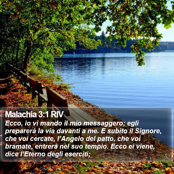 Malachia 3:1 RIV Bible Study