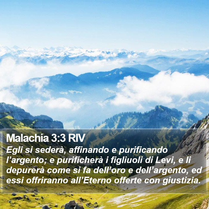 Malachia 3:3 RIV Bible Study