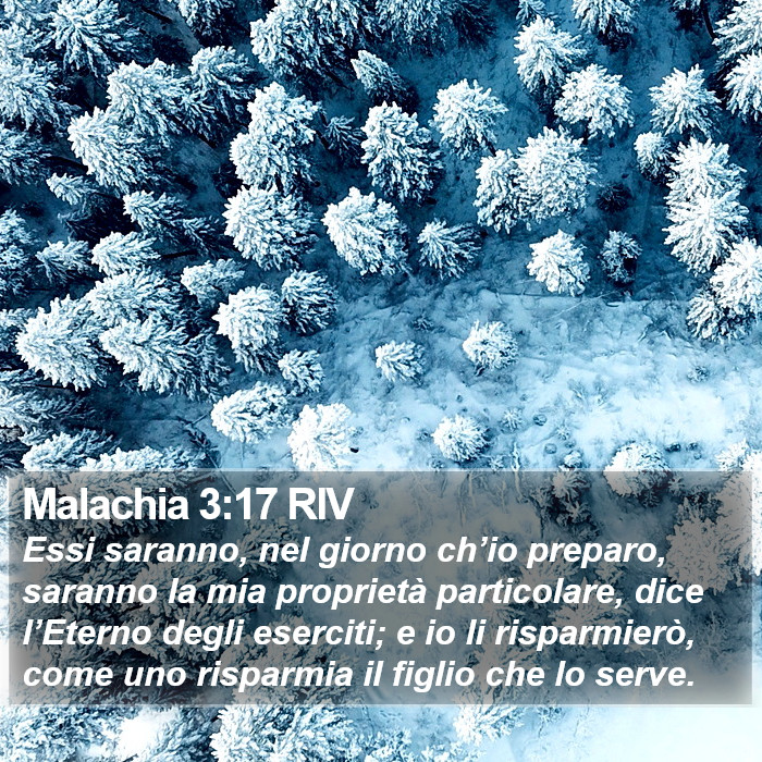 Malachia 3:17 RIV Bible Study