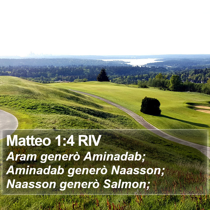 Matteo 1:4 RIV Bible Study