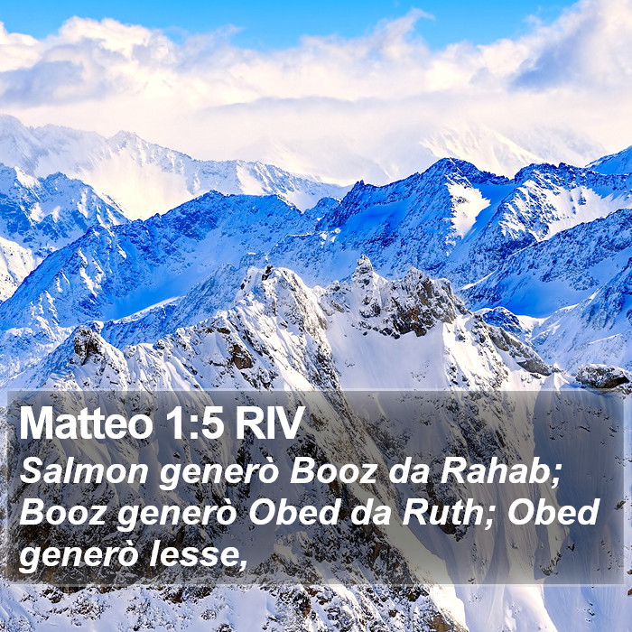 Matteo 1:5 RIV Bible Study