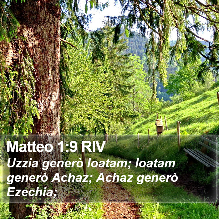 Matteo 1:9 RIV Bible Study