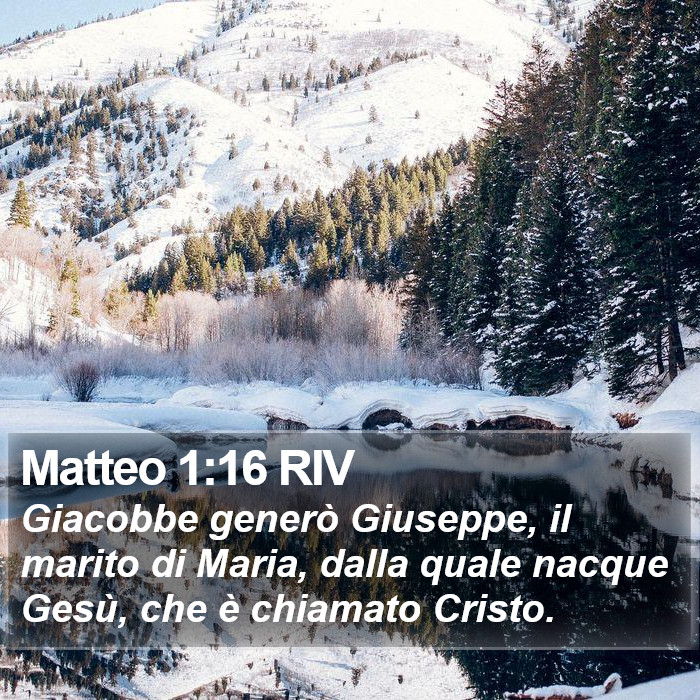 Matteo 1:16 RIV Bible Study