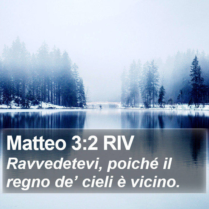 Matteo 3:2 RIV Bible Study