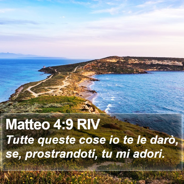 Matteo 4:9 RIV Bible Study