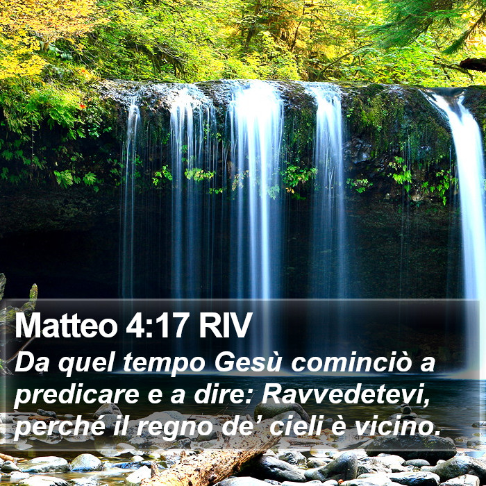Matteo 4:17 RIV Bible Study