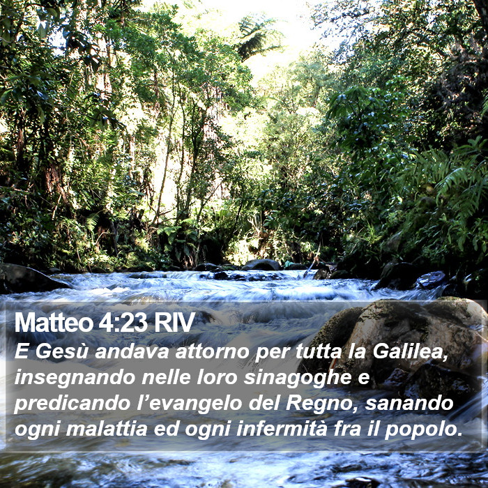 Matteo 4:23 RIV Bible Study