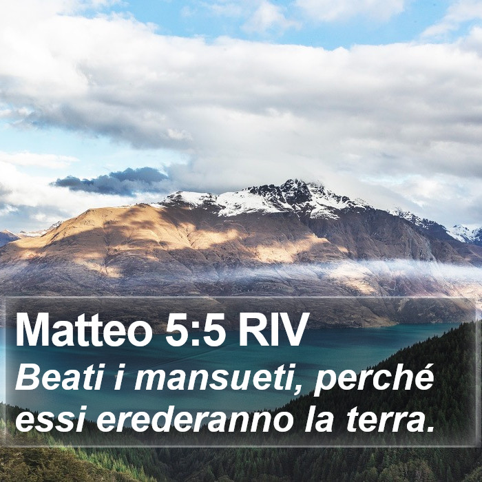 Matteo 5:5 RIV Bible Study