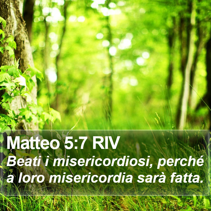 Matteo 5:7 RIV Bible Study