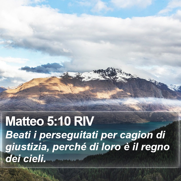 Matteo 5:10 RIV Bible Study