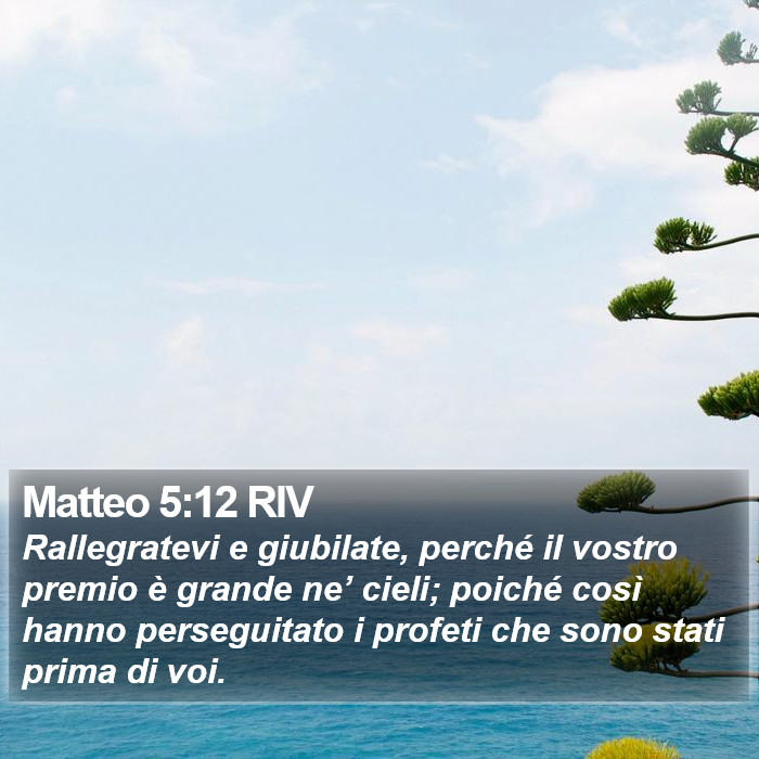 Matteo 5:12 RIV Bible Study