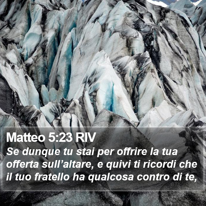 Matteo 5:23 RIV Bible Study