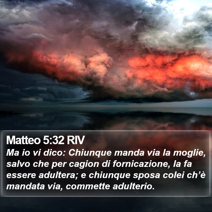 Matteo 5:32 RIV Bible Study