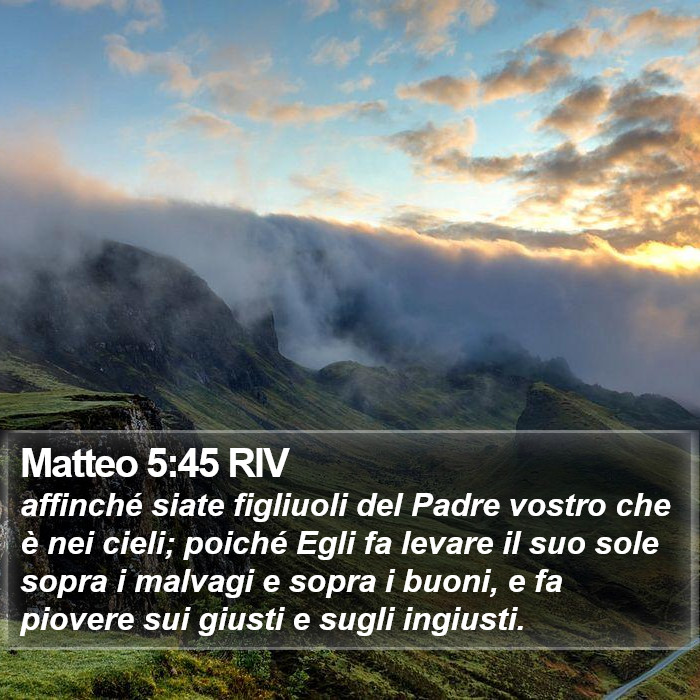 Matteo 5:45 RIV Bible Study