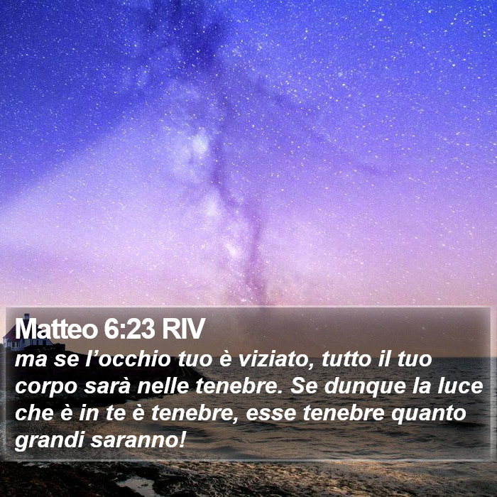 Matteo 6:23 RIV Bible Study