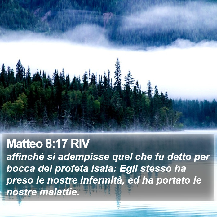 Matteo 8:17 RIV Bible Study