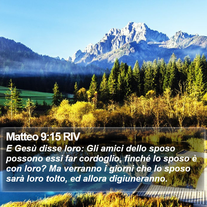 Matteo 9:15 RIV Bible Study