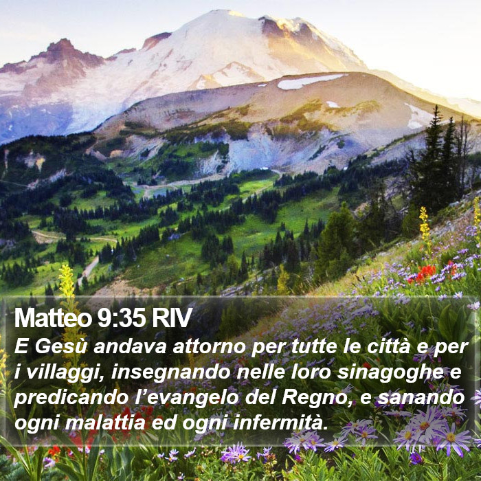 Matteo 9:35 RIV Bible Study
