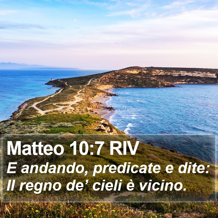 Matteo 10:7 RIV Bible Study