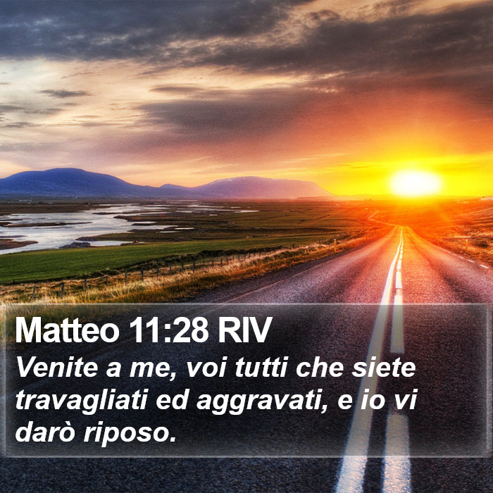 Matteo 11:28 RIV Bible Study