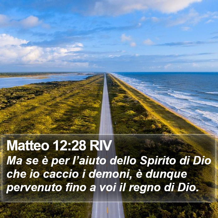 Matteo 12:28 RIV Bible Study