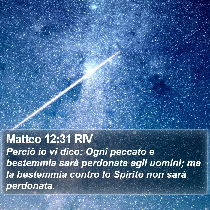 Matteo 12:31 RIV Bible Study