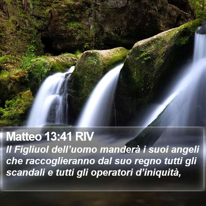 Matteo 13:41 RIV Bible Study