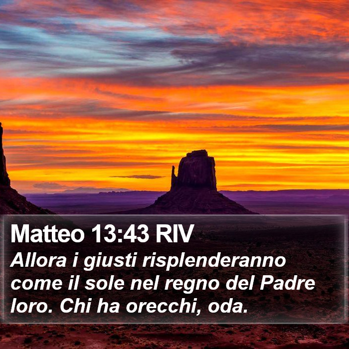 Matteo 13:43 RIV Bible Study