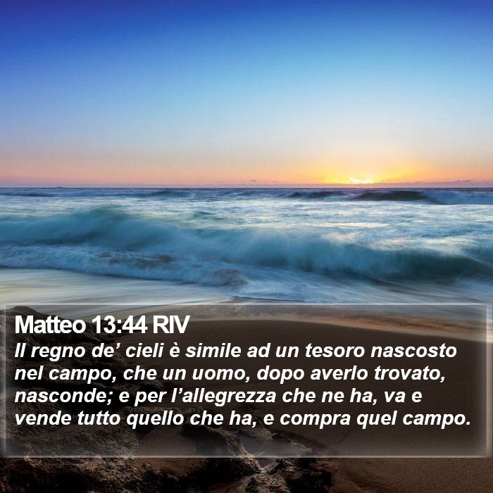 Matteo 13:44 RIV Bible Study