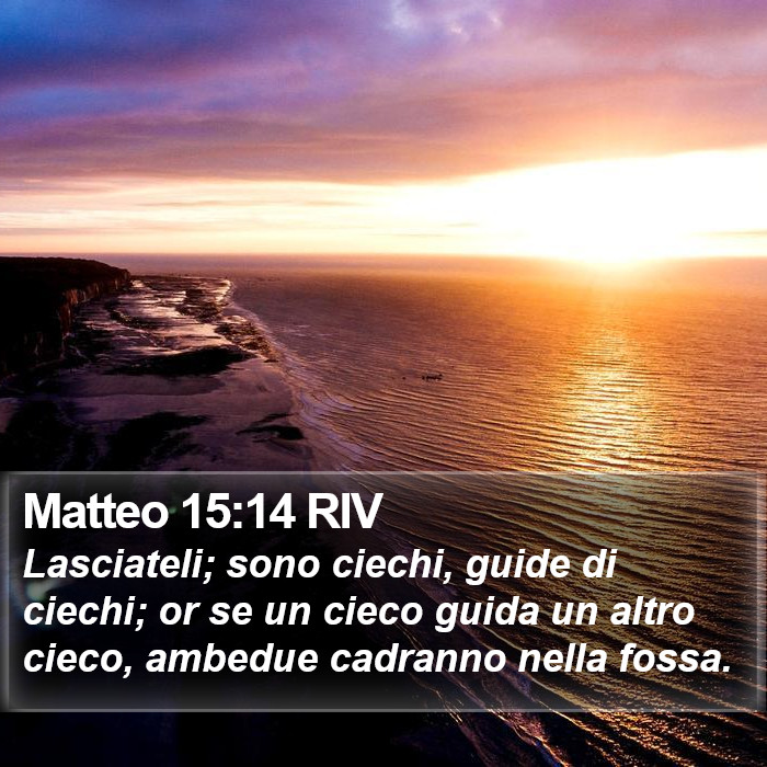 Matteo 15:14 RIV Bible Study