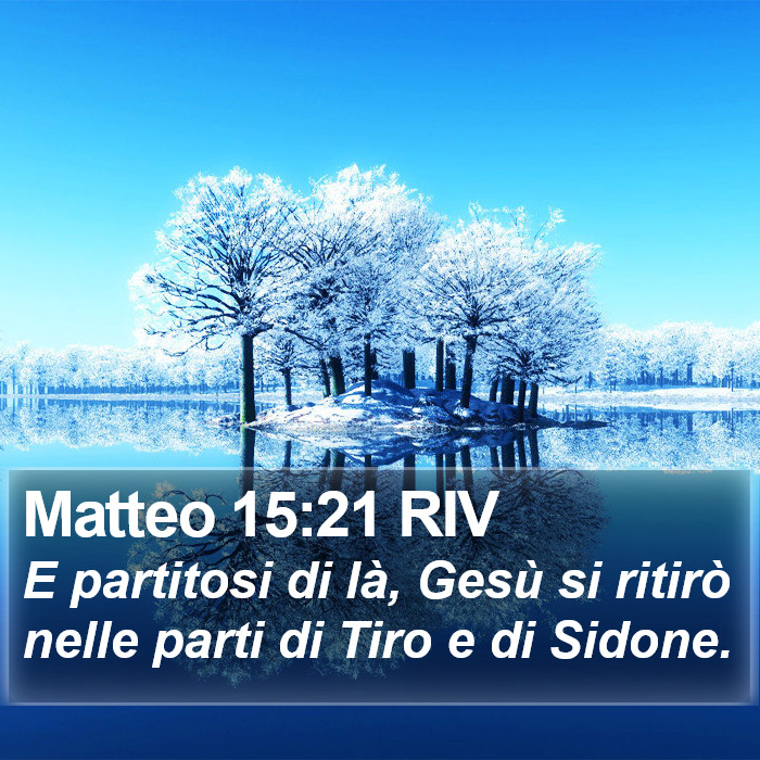 Matteo 15:21 RIV Bible Study
