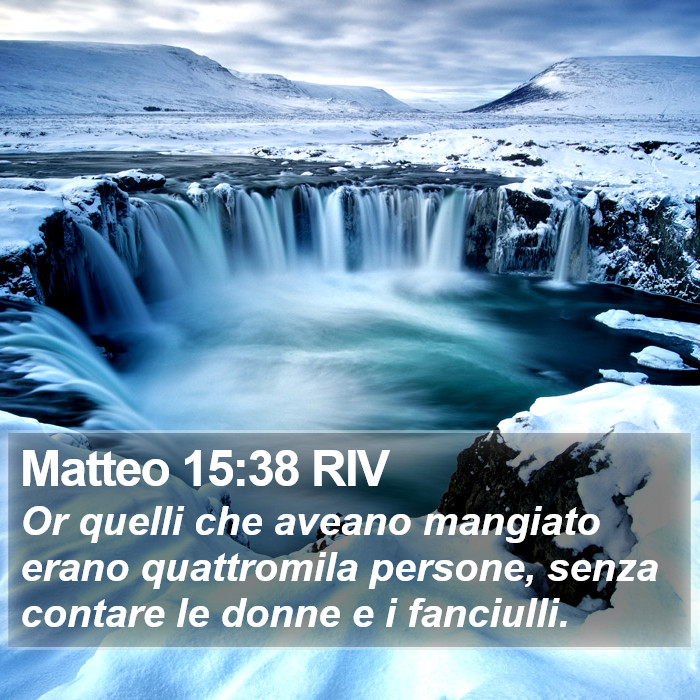 Matteo 15:38 RIV Bible Study
