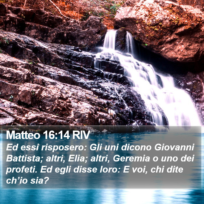 Matteo 16:14 RIV Bible Study