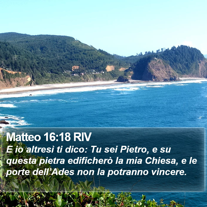 Matteo 16:18 RIV Bible Study