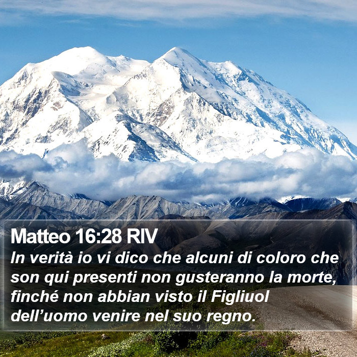 Matteo 16:28 RIV Bible Study