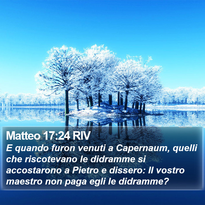 Matteo 17:24 RIV Bible Study