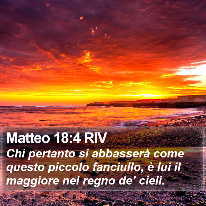 Matteo 18:4 RIV Bible Study