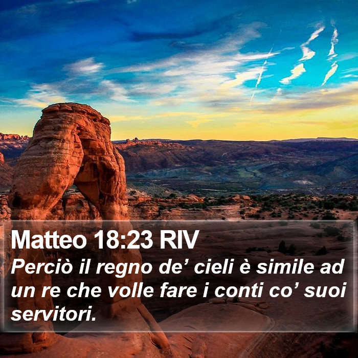 Matteo 18:23 RIV Bible Study