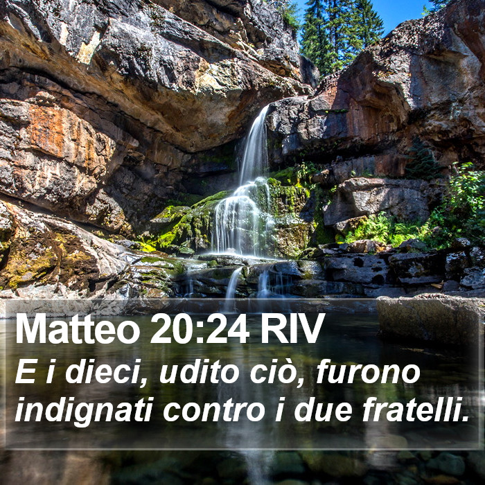 Matteo 20:24 RIV Bible Study