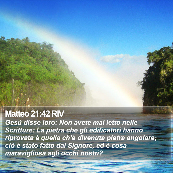 Matteo 21:42 RIV Bible Study