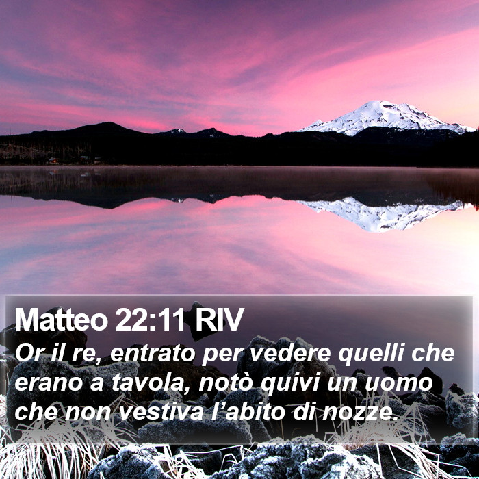 Matteo 22:11 RIV Bible Study