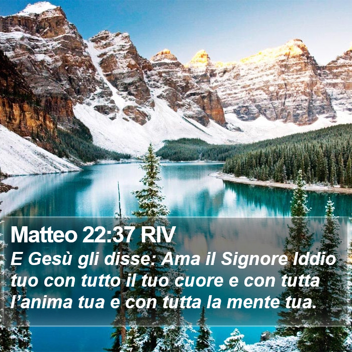 Matteo 22:37 RIV Bible Study