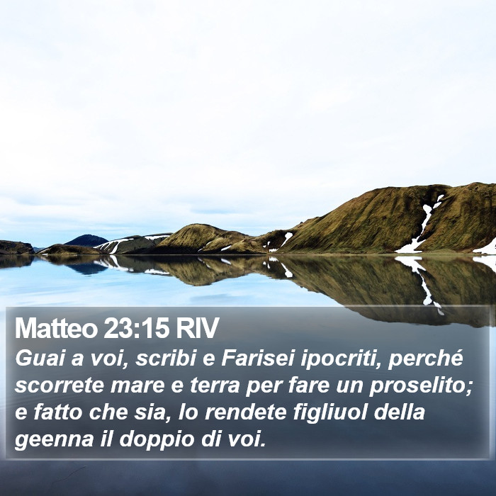 Matteo 23:15 RIV Bible Study