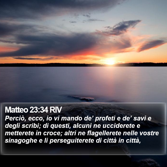 Matteo 23:34 RIV Bible Study