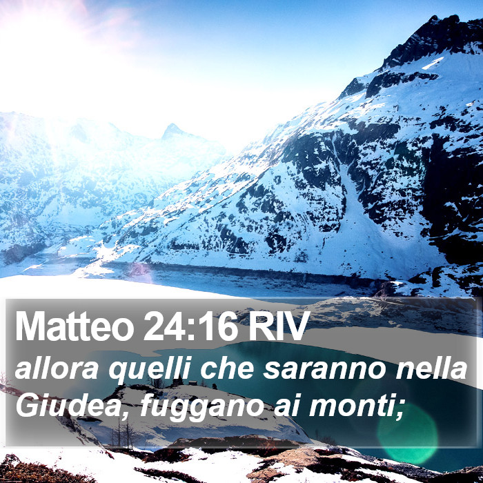 Matteo 24:16 RIV Bible Study