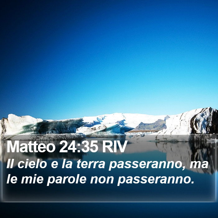 Matteo 24:35 RIV Bible Study